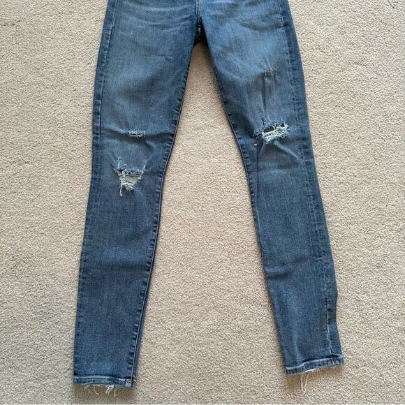 Agolde Skinny Denim Jeans Size 27 - Picture 6 of 7
